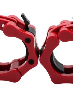 Flexi Muscles - Quick Release Barbell Clips/Clamps 25mm (Set of 2) - Red