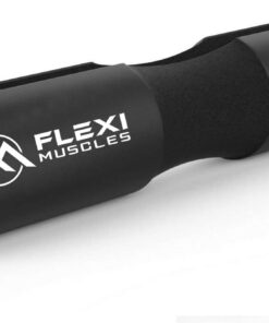 Flexi Muscles - Squat Pad Barbell Pad for Squats, Lunges and Hip Thrusts. - Black
