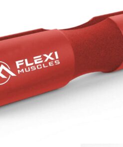 Flexi Muscles - Squat Pad Barbell Pad for Squats, Lunges and Hip Thrusts. - Red