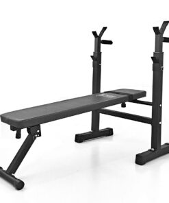 Flexi Muscles - Weight Lifting Bench with Barbell Rack