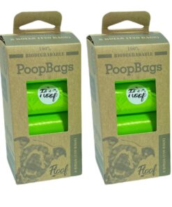 Floof - 240 x 100% Biodegradable Dog Poop Bags - 16 Roll Value Set