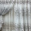 Flower Curtain with Matching Lace - W 500cm x H 240cm