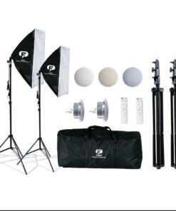 Floxi 400W 3 Colour LED Studio Softbox Light Kit