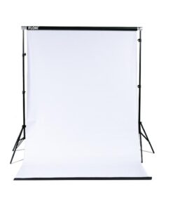 Floxi Pvc 1,37m(W)x3m(H) Vinyl Backdrop + Heavy Duty Backdrop Stands