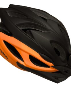 Fluir EasyRide Kids In-Mould Cycling Helmet - Ideal for Kids up to 10 Years - Orange Black
