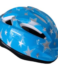 Fluir Fun Kids 3 to 9 Year Star Cycling Helmet - Blue Star