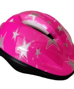 Fluir Fun Kids 3 to 9 Year Star Cycling Helmet - Pink Star