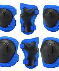 Fluir Fun Kids Medium 5 to 10 Years Protective Padding Set - Blue, Black