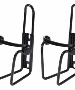 Fluir Twin Pack Aluminium Wire Water Bottle Cage with Button Grips