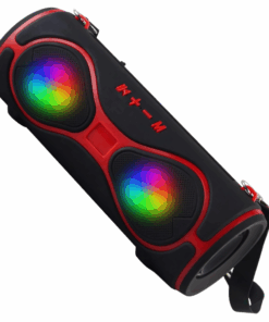 FM-MMS-39 - Wireless Bluetooth Speaker With RGB Lighting - Red