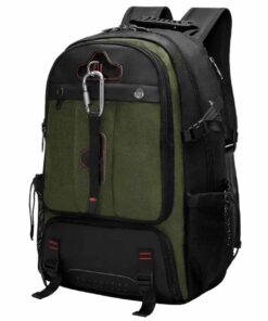 FocusBags Multifunctional Outdoor Luggage Travel Backpack - Army Green