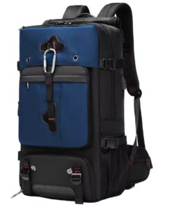 FocusBags Multifunctional Outdoor Luggage Travel Hiking Backpack - Blue