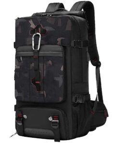 FocusBags Multifunctional Outdoor Luggage Travel Hiking Backpack - Dark Camouflage