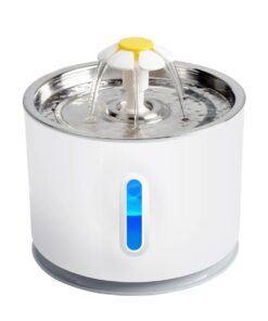 FocusPet Water Fountain for Pets With LED And USB Pump