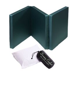 Fold Up Mattress With Camping Travel Memory Foam Pillow