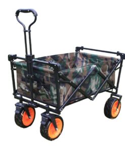 Foldable Beach Storage Trolley - Camo