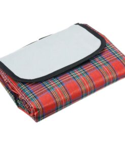 Foldable Beach/Picnic Blanket - 140x120cm - Red