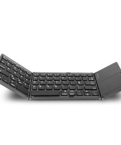 Foldable Bluetooth Keyboard with Touchpad black