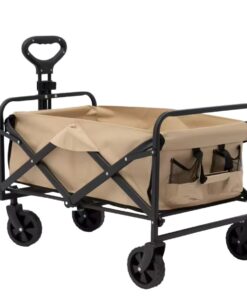 Foldable Camping Wagon/Foldable Trolley - Beige