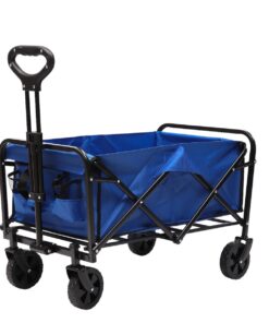 Foldable Camping wagon/foldable trolley - Blue