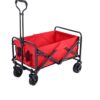 Foldable Camping wagon/foldable trolley - Red