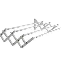 Foldable Clothes Drying Rack Wall Mounted Telescopic Clothes Hanger Balcony