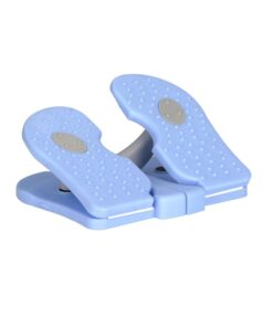 Foldable Foot Pedal Exerciser Under Desk Portable Stepper Leg Exercise - Blue