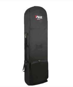 Foldable Golf Travel Bag with Wheels Large Capacity Airplane Bag Black