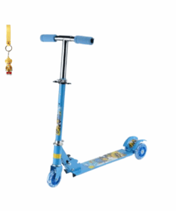 Foldable Height Adjustable Kick Scooter - Blue