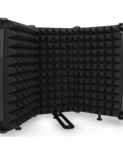 Foldable Microphone Isolation Shield