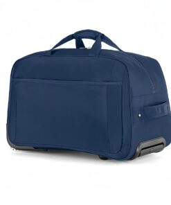 Foldable Rolling Duffle Bag With Wheels - 22" - Blue