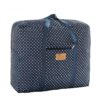 Foldable Travel Duffel - Hand Carry Bag - Blue Speckles