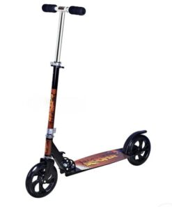 Folding Aluminum Adult Kick Scooter Two Big Wheel Street Scooter