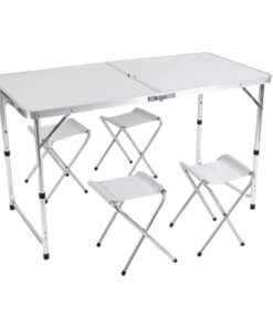 Folding Camping Table With 4 Chairs