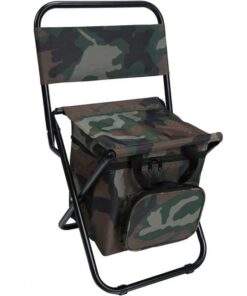 Folding Cooler Bag With Chair - Camouflage