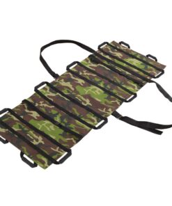 Folding First Aid Soft Stretcher 178 x 69 CM Portable Patient Care Mover - Green