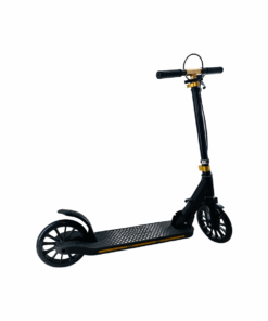 Folding Kids Kick Scooter With Brake System - Black