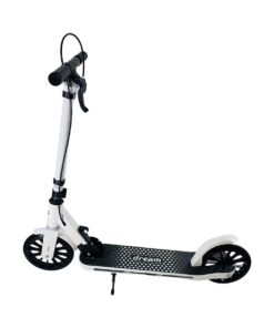 Folding Kids Kick Scooter With Brake System - White