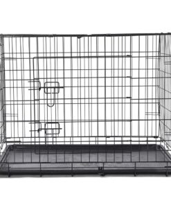 Folding Metal Cat Bird Dog Crate Pet Cage - Large