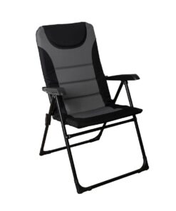 Folding Recliner Camping Chair - 150 kg Capacity with Adjustable Backrest