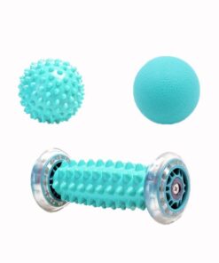 Foot Massage Roller And Spiky Massage Ball Set