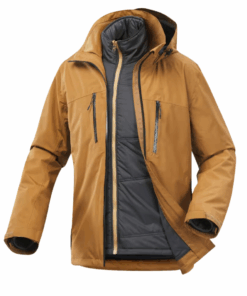 Forclaz Men's 3-in-1 waterproof hiking jacket - SH500 Mountain -10 C - L