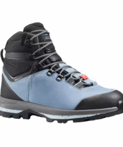 Forclaz Women's Waterproof Leather High Trekking Boots - MT 100 - WIDE - UK 5