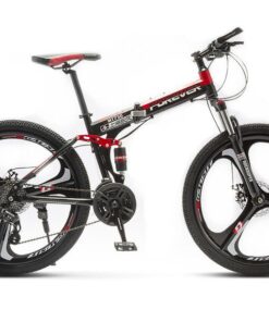 Forever Foldable Bicycle 26" Dual Suspension Mountain Bike 3 Spoke Wheel