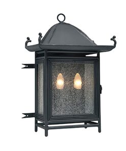 Forged - Wall Light - Outdoor Large - Sand Black - 2xE14