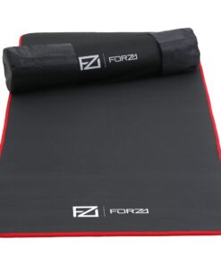 FORZA - Premium 10mm Thick Extra Large 1850x800mm High-Density Yoga Mat - Black
