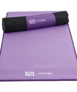 FORZA - Premium 10mm Thick Extra Large 1850x800mm High-Density Yoga Mat - Purple