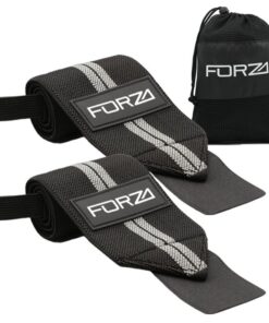 FORZA Wrist Wraps Straps for Weightlifting with Thumb Loops - Set of 2