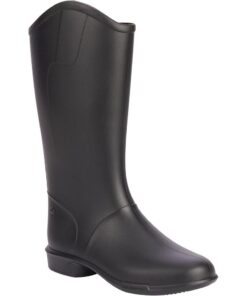 Fouganza Kids' Horse Riding Boots 100 - Black - UK Junior 12