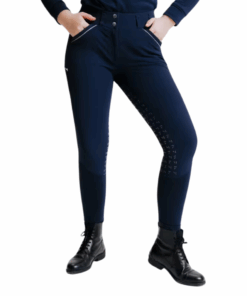 Fouganza Women's Horse Riding Full Grip Jodhpurs 900 - Navy - XS